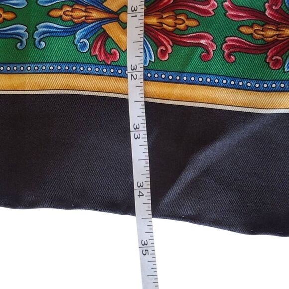 Museum of Fine Arts Boston Silk Scarf – 100% Silk Square, Multicolor Floral Prin - Picture 8 of 9